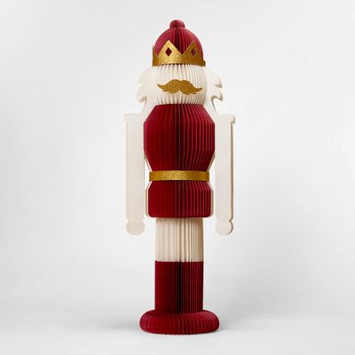 Large Paper Majestic Nutcracker Red & White