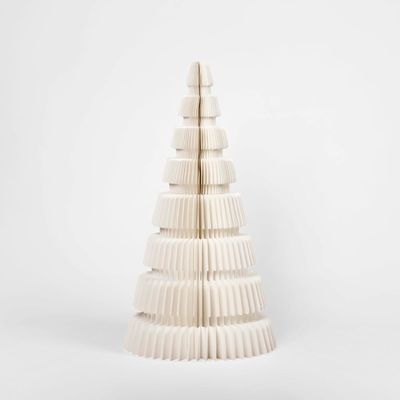 Paper Festive Tree White 100cm