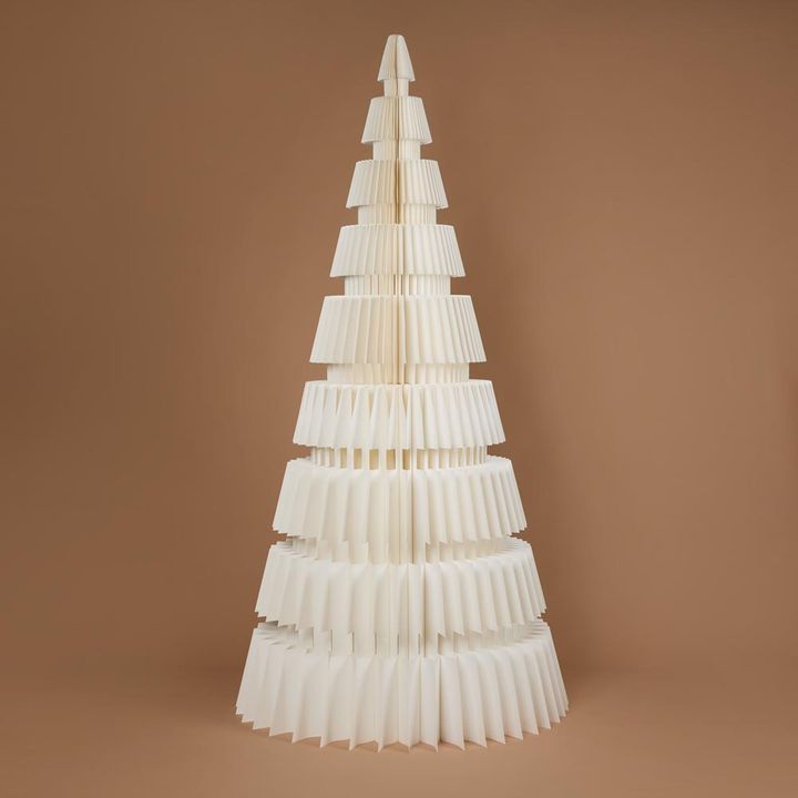 Paper Festive Tree White 200cm