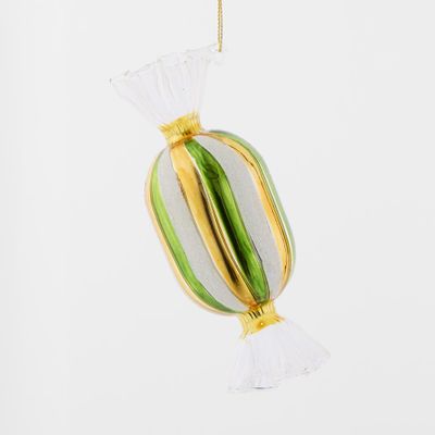 Striped Candy Decoration Green