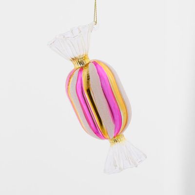 Striped Candy Decoration Pink