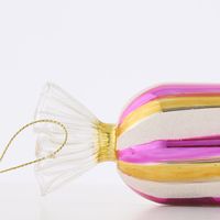 Striped Candy Decoration Pink