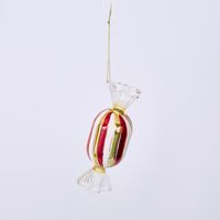 Striped Candy Decoration Red