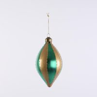 Carnival Tear Drop Baubles Multicolour - Set of 4