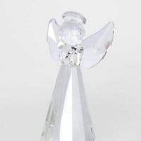 Lustre Glass Cut Angel Clear Medium