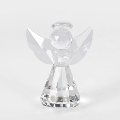 Lustre Glass Cut Angel Clear Small