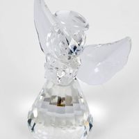 Lustre Glass Cut Angel Clear Small