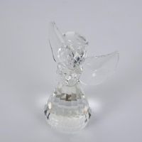 Lustre Glass Cut Angel Clear Small