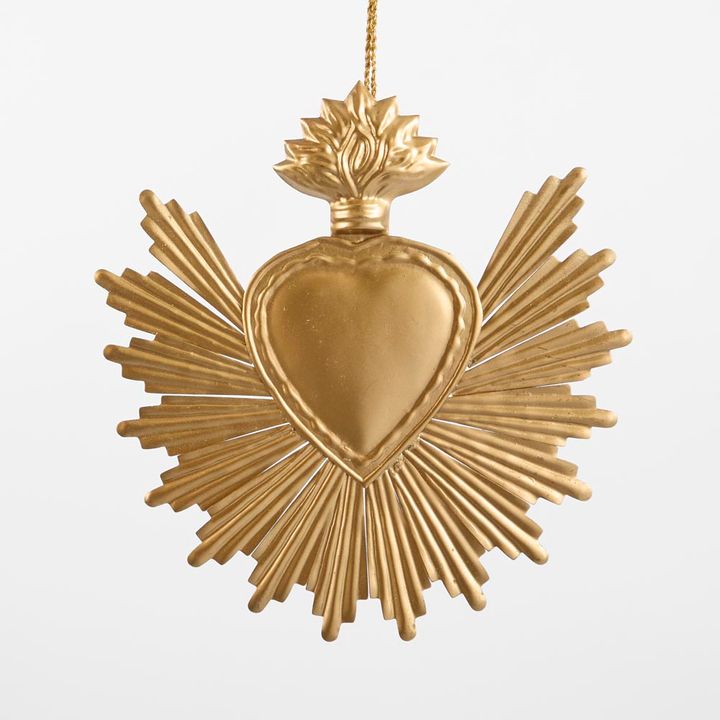 Sunburst Heart Hanging Decoration SML