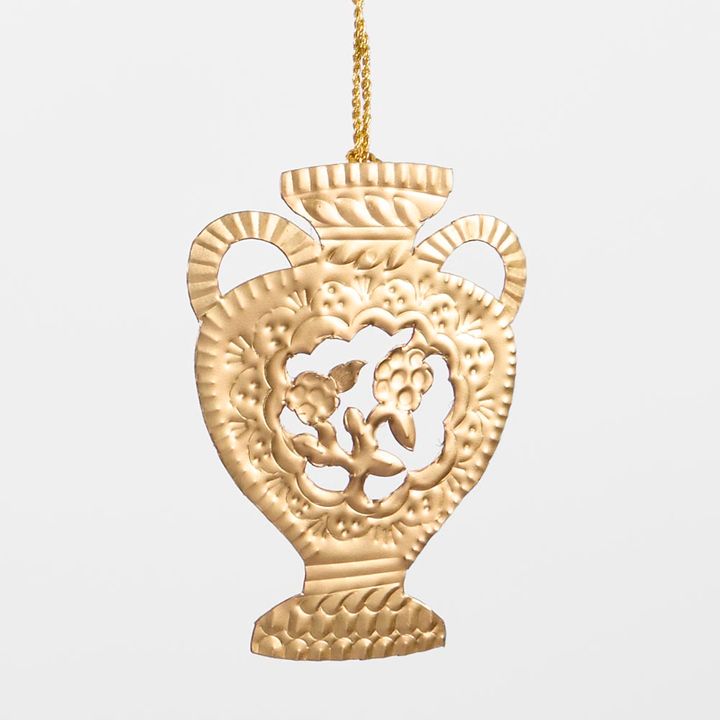 Gilt Urn Hanging Decoration