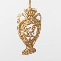 Gilt Urn Hanging Decoration