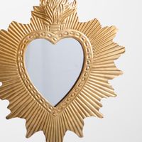 Sunburst Mirror Heart Hanging Decoration LGE