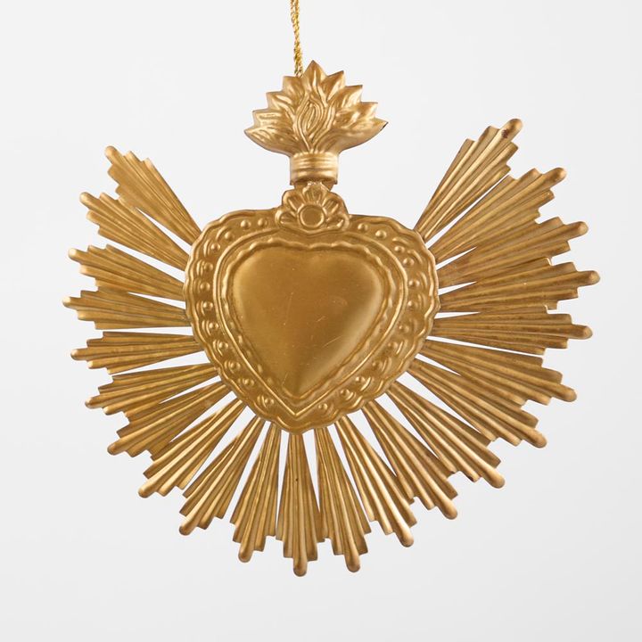 Sunburst Heart Hanging Decoration LGE