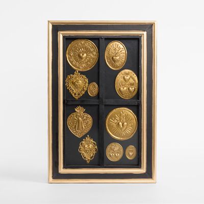 Framed Gilt Medallions