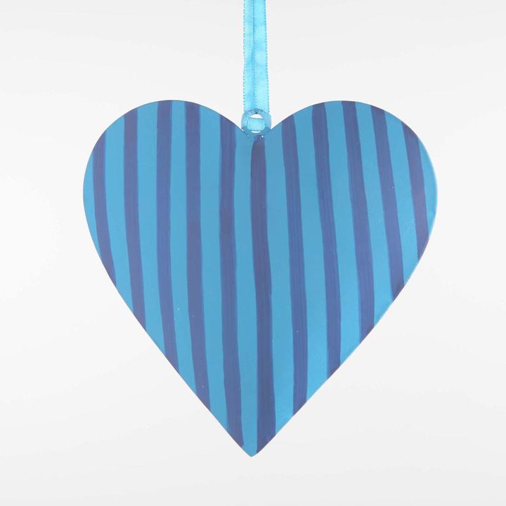 La Dolce Vita Heart Tree Decoration Large Blue