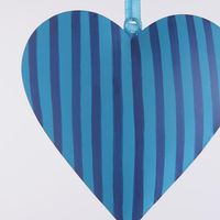 La Dolce Vita Heart Tree Decoration Large Blue