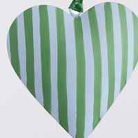 La Dolce Vita Heart Tree Decoration Small Green