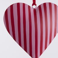 La Dolce Vita Heart Tree Decoration Large Red