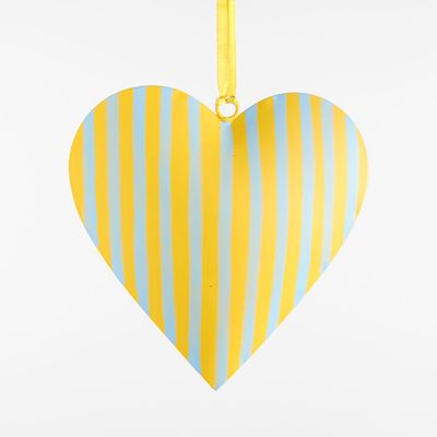 La Dolce Vita Heart Tree Decoration Large Yellow