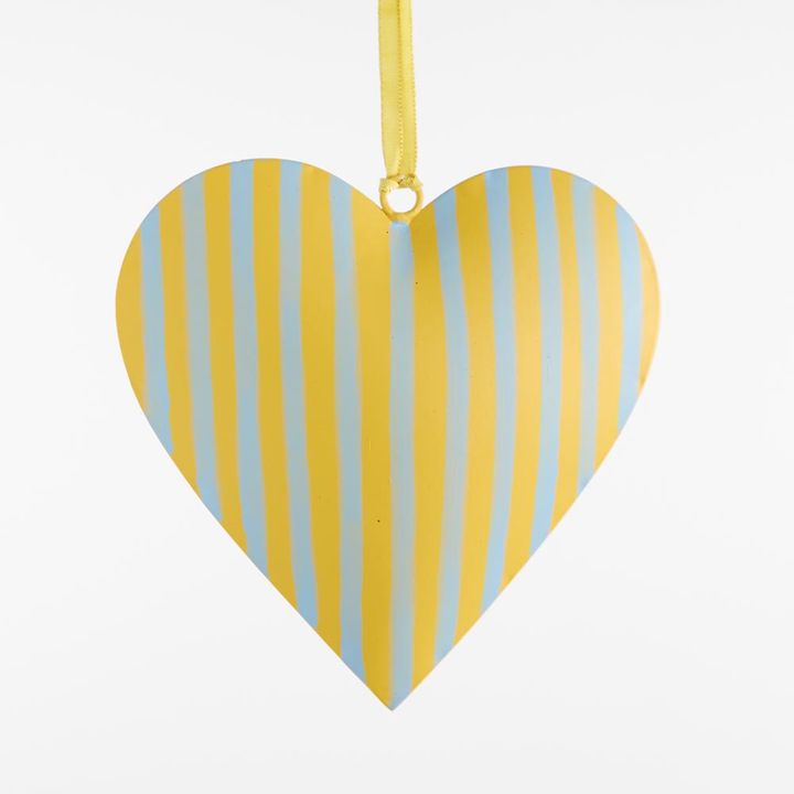 La Dolce Vita Heart Tree Decoration Large Yellow