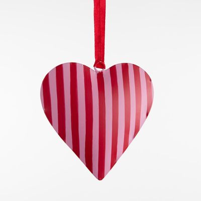 La Dolce Vita Heart Tree Decoration Small Red