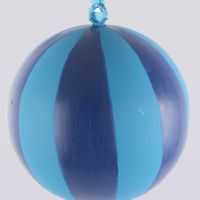 La Dolce Vita Striped Iron Bauble Small Blue