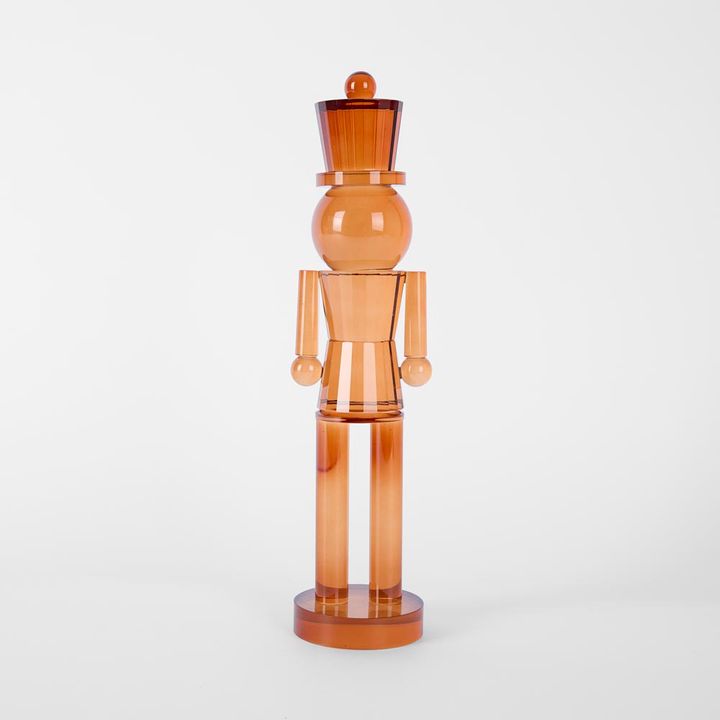 Crystal Glass Nutcracker Coffee Large