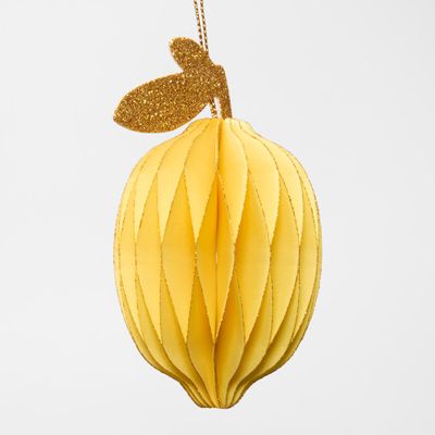 Paper Lemon Hanging Decoration