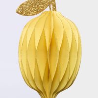 Paper Lemon Hanging Decoration