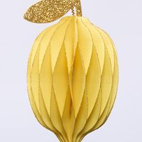 Paper Lemon Hanging Decoration