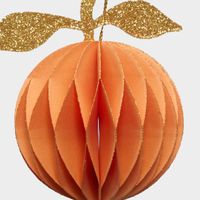Paper Orange Hanging Decoration