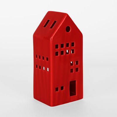 Ceramic House Red Large