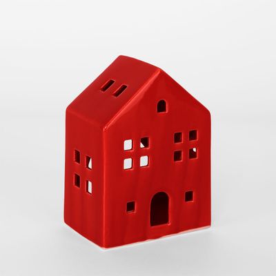 Ceramic House Red Small