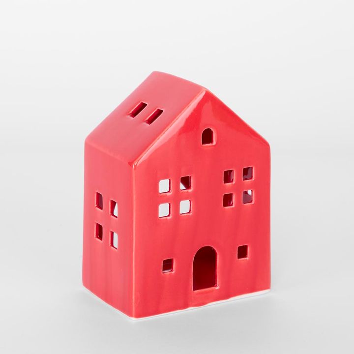 Ceramic House Red Small