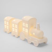 Light Up Porcelain Santa's Express Train