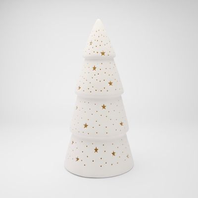 Light Up Porcelain Magical Tree Large