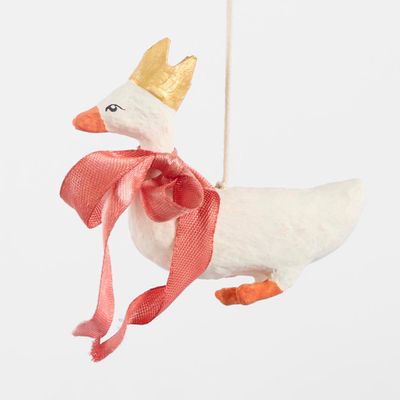 Mache Hanging Duck Tree Decoration