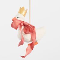 Mache Hanging Duck Tree Decoration