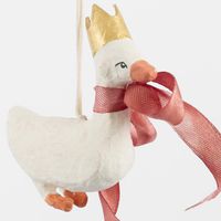 Mache Hanging Duck Tree Decoration