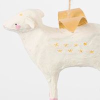 Mache Flying Sheep Tree Decoration