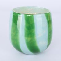 Dolce Vita Handblown Glass Vessel Blue & Green