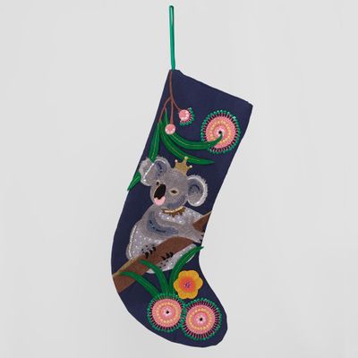 Koala Stocking Navy Blue