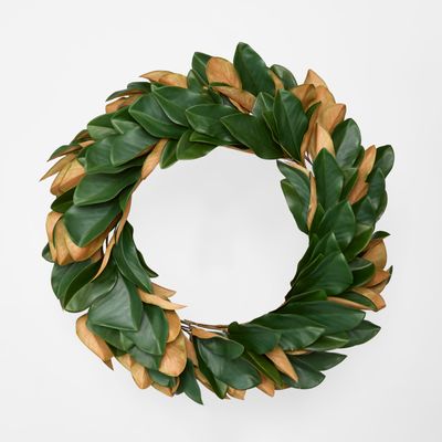 Splendour Magnolia Real Touch Wreath 80cm