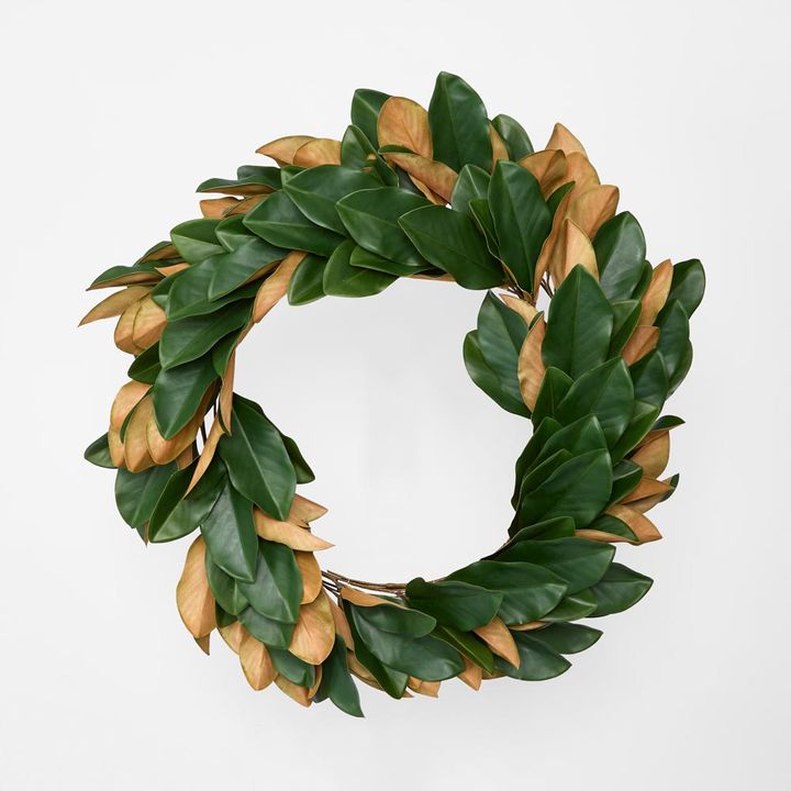 Splendour Magnolia Real Touch Wreath 80cm