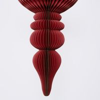 Giant Paper Spire Finial Decoration Red