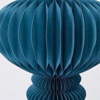 Giant Paper Cresting Finial Decoration Teal