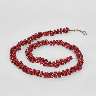 Shimmer Garland Red