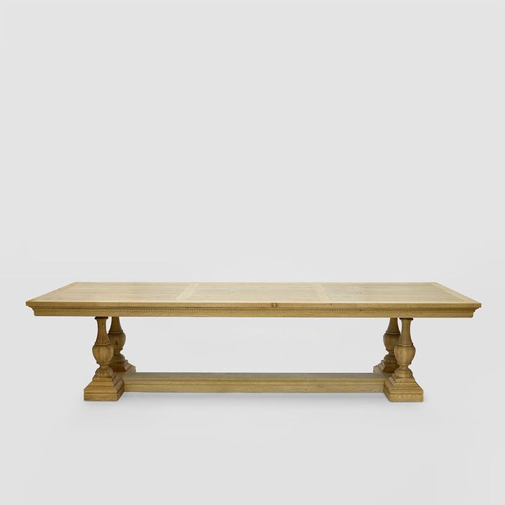Ville Oak Dining Table Natural 300cm