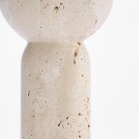 Eko Travertine Candle Stand Lge