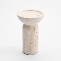 Eko Travertine Candle Stand Lge